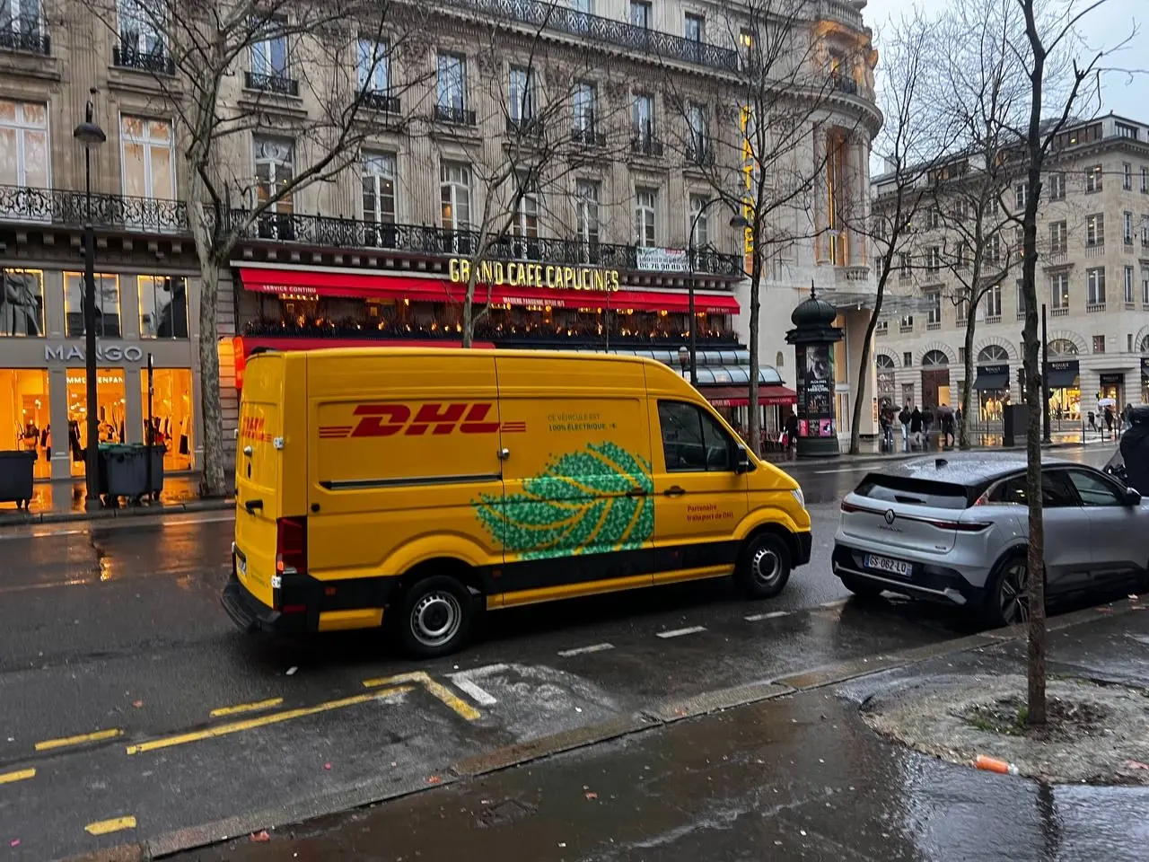 DHL Express on the road in Europe