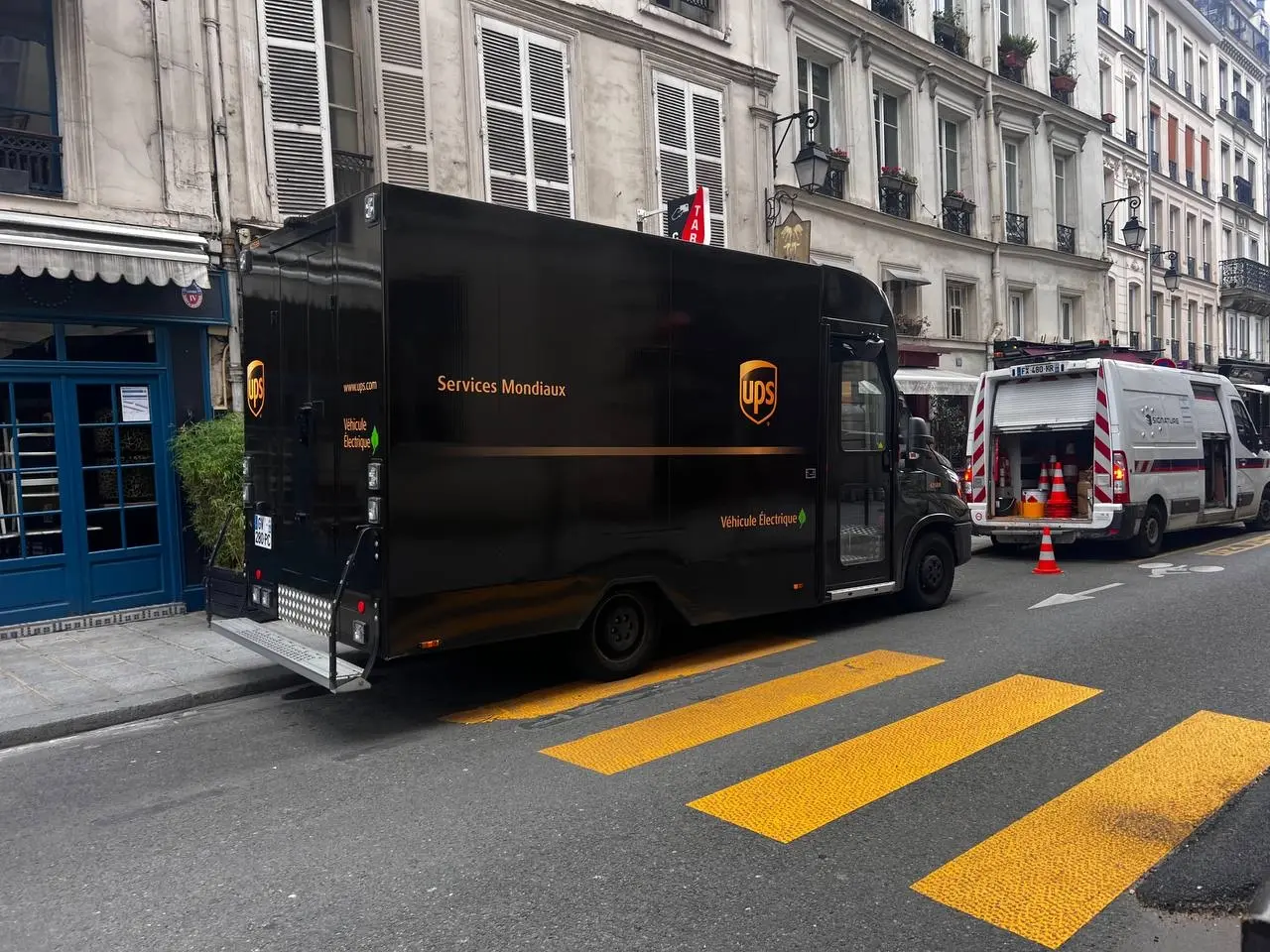 UPS on delivery in Europe